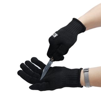 Gants resistants aux coupures Gants anti-coupures Gants de travail Doigt de protection Cuisine Gants de securite resistants e l'usure Fil d'acier