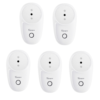 5 pieces SONOFF S26 10A AC90V-250V prise WIFI intelligente IT prise sans fil prises de courant interrupteur domestique intelligent fonctionne avec Alexa Google Assistant IFTTT