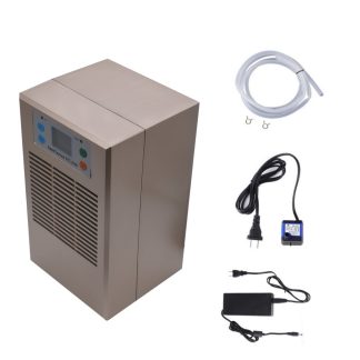 STC-200 100-240V Aquarium electronique Machine de chauffage de refroidissement numerique pour aquarium refroidisseur d'eau pour aquarium systeme de refroidissement - 35L Prise UE