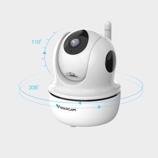 STARCAM C26Q 2560x1440P HD 2MP camera de securite IP WiFi sans fil Audio bidirectionnel exterieur PTZ etanche Vision nocturne ONVIF - Prise EU