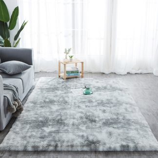 Bakeey Soie Laine Tie-dye Tapis Salon etude Chevet Chambre Tapis - 80 cm x 120 cm