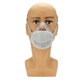 Masque facial anti-poussiere bouche PM2.5 respirateur anti-buee avec filtre electrostatique KN95 - .une