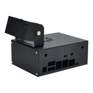 Boete de couverture en metal noir Caturda C2663 pour Jetson Nano compatible avec A02 B01 Module double camera Raspberry Pi - style t