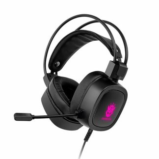 Bakeey S100 casque de jeu 7.1 ecouteurs filaires USB 3,5 mm virtuels casque de jeu de lumiere RVB suppression du bruit avec Microphone - USB Noir