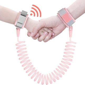 Verrouillage e Induction pour enfant enfant Anti-perte laisse de securite lien de poignet harnais sangle renes corde de traction Anti dispositif perdu - Bleu 2M