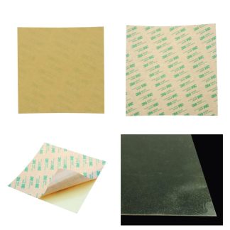 Feuille de polyetherimide PEI de 254 * 254 * 0.3mm avec la colle 3M