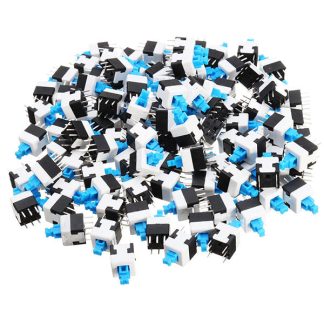 300 pcs 8 x 8mm 6 broches tactile auto-verrouillage interrupteur marche / arret interrupteur e bouton-poussoir interrupteur e verrouillage