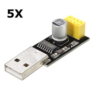 5Pcs Geekcreite USB e ESP8266 Adaptateur serie Sans fil WIFI Develoment Board Transfer Module