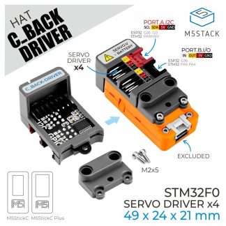 Carte de servomoteur de pilote arriere M5Stack C Compatible avec M5StickC / C Plus STM32