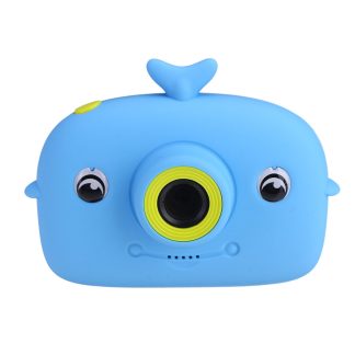 2.0 pouces Mini appareil photo numerique pour enfants 2000W Pixels HD 1080P LCD appareil photo jouet cadeau pour les enfants - Bleu