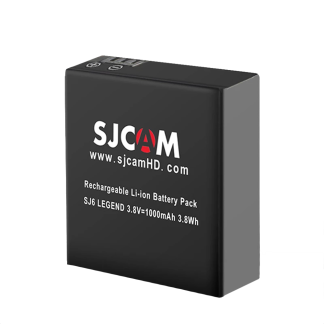 SJCAM SJ6 Batterie 3.8V 1000mAh Rechargeable Li-ion Batterie pour accessoires de camera d'action de sport d'origine SJCAM SJ6 LEGEND
