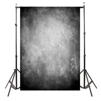 5x7FT noir brillant photographie murale Vintage toile de fond studio Prop fond
