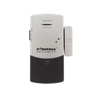 DOBERMAN SECURITY SE-0101 100dB Sans Fil Aimant & Vibration Alarme De Fenetre De Porte Capteur Declenchee Dual
