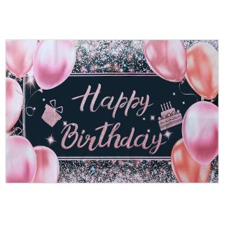 3 tailles joyeux anniversaire toile de fond banniere photographie fond Studio accessoire decoration fete affiche - 150 * 100cm