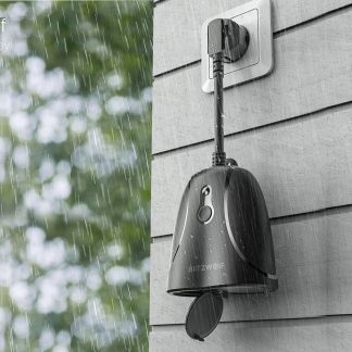 BlitzWolfe BW-SHP14 16A Double Prise IP44 Prise WIFI Intelligente 3680W EU/1760W US Plug Contreleur Exterieur Fonctionne avec Amazon Alexa Google Assistant - Prise americaine