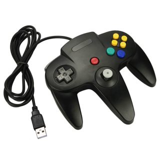 DATA FROG Classic Retro USB Contreleur de Jeu Filaire Gamepad Gaming Joypad pour Windows PC Mac - Blanc
