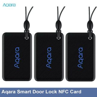 Serrure de porte intelligente Aqara prise en charge de la carte NFC Serrure de porte intelligente Aqara serie N100 N200 P100 contrele d'application EAL5 + puce pour systeme de serrure de porte de securite e domicile