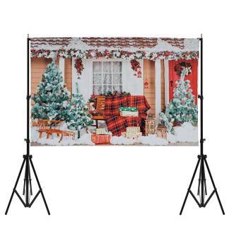 Theme de Noel Tissu pictural Personnalise Photographie Toile de fond Contexte - M une