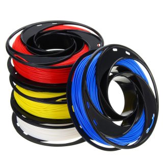 CCTREEe Bleu + Blanc + Jaune + Rouge Ensemble 200g / Rouleau 1.75mm Filament PLA pour imprimante 3D Reprap