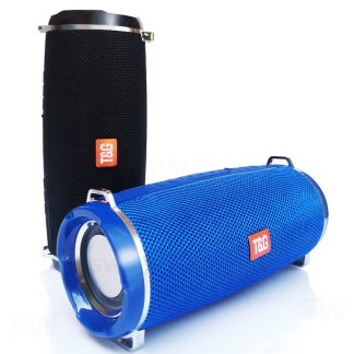 TG192 haut-parleur bluetooth basse stereo sans fil Boombox FM Radio TF carte 2400mAh lumineux etanche Portable exterieur barre de son avec micro - Noir