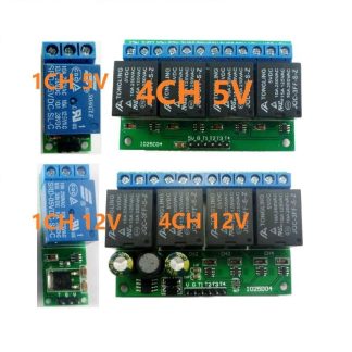 1-4CH 5V Module de relais de verrouillage e bascule 12 V interrupteur e verrouillage automatique bistable pour maison intelligente - 5V 4CH