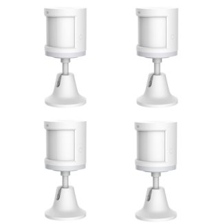 [4 pieces] Original Aqara Zi-Bee corps humain sans fil PIR capteur Kit de maison intelligente fonctionne avec l'application de passerelle