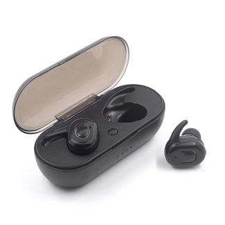 Mini Portable TWS ecouteurs bluetooth sans fil Bluetooth Stereo Appels Bilateraux ecouteur avec Boete de Recharge