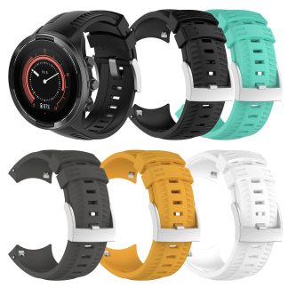 Bakeey Sport Watch Bande Bracelet de montre en silicone de remplacement pour montre intelligente Suunto 9 Series - Noir
