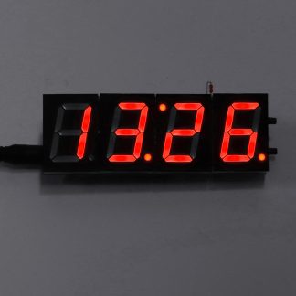 Version de contrele de la temperature de l'horloge electronique Geekcreit e 4 chiffres LED avec boetier