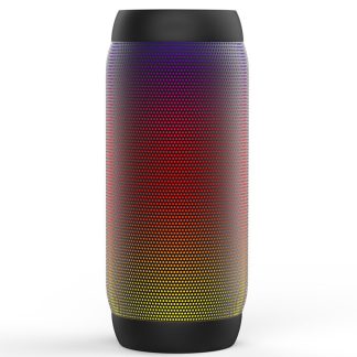 Bakeey BQ615PRO haut-parleur LED haut-parleurs de lumiere coloree cyclisme voyage camging Support exterieur carte TF haut-parleur bluetooth basse - Noir