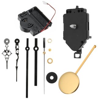 Mecanisme de mouvement d'horloge e pendule e Quartz mural boete e musique kit de reparation de bricolage pour reparer le remplacement des decorations pour la maison