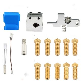 Kit de tuyau de chauffage thermique e manchon en silicone pour buse volcanique pour piece d'impression 3D Sidewinder X1/Genius - une