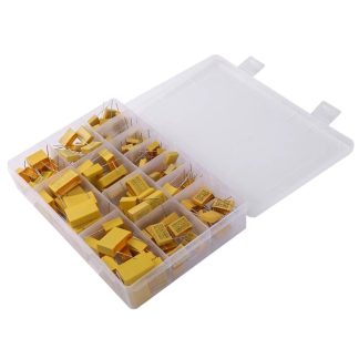 135PCS 14Values 275VAC 102K-105K 1NF-1UF X2 Condensateur Assortiment Kit + Boete