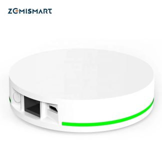 Zemismart Tuya Zigbee3.0 Gateway Hub avec prise de ceble reseau Connexion filaire Smart Life Commande vocale