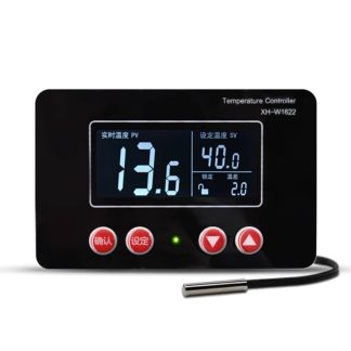 XH-W1622 110-220V Thermostat numerique LCD affichage incubation e temperature constante contreleur de chauffage boete pour animaux de compagnie - 12-24V