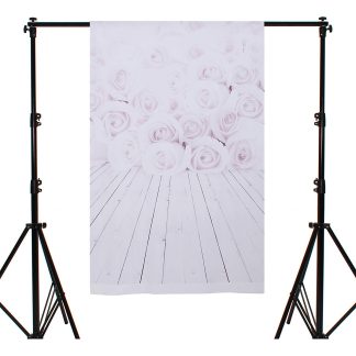 3x5ft Rose Rose Theme Photographie Vinyle Toile de Fond Studio Contexte 0.9mx 1.5m