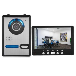 ENNIO 815FA11 HD 7 pouces TFT couleur video porte interphone sonnette securite e domicile camera moniteur systeme de Vision nocturne - Unite exterieure