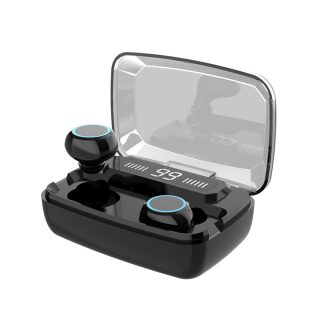 M11 TWS bluetooth ecouteurs stereo Active casque antibruit e affichage LED avec banque de puissance 3300mAh