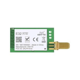 Ebytee E32-433T20DC LoRa SX1278 433MHz Module sans fil emetteur-recepteur 8000m 8 km Module RF d'interface UART
