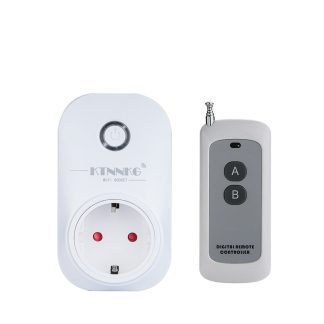 KTNNKG Tuya WIFI 433 MHz double frequence prise intelligente APP telecommande fonctionne avec Amazon AlexaGoogle Home - Prise UK