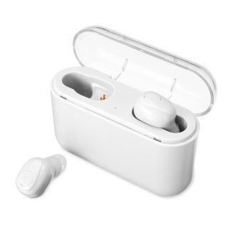 [bluetooth 5.0] TWS ecouteur sans fil CVC8.0 avec suppression du bruit 2200mAh Power Bank IPX7 Casque stereo etanche avec micro - white