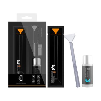 VSGO VS-S03E Kit de nettoyage d'objectif de camera 12 pieces 24mm ecouvillon de nettoyage et 1 pieces 10 ml nettoyeur de capteur pour appareil photo telephone portable microscope