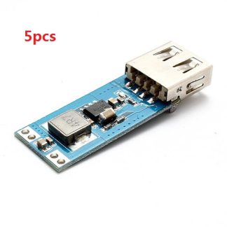 5pcs dc-dc boost step up module 2.5v-5.5v entree 5v / 2a sortie