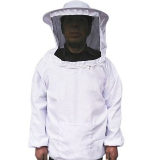 Vetements de protection pour l'apiculture Costume complet de maintien des abeilles ventile professionnel avec gants en cuir couleur blanche
