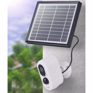 3MP HD 1080P IP WiFi camera exterieure interieure sans fil Surveillance de securite etanche PIR alarme Batterie camera alimentee - Panneau solaire de camera