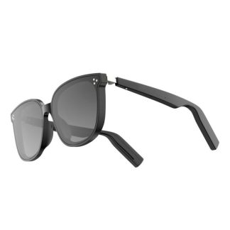 [BT 5.0] Bakeey H2-A Lunettes intelligentes d'appel Bluetooth Commande vocale Lecture de musique Audio e oreille ouverte IP67 Lunettes de soleil intelligentes etanches - Noir