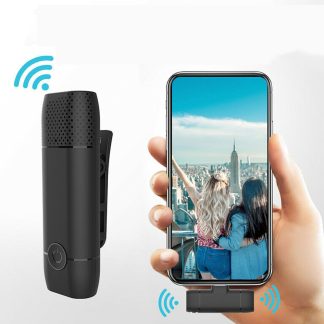 Interface Type-C/IOS Micro-cravate sans fil Micro-cravate e pince pour l'enregistrement audio et video de l'iPhone - #1