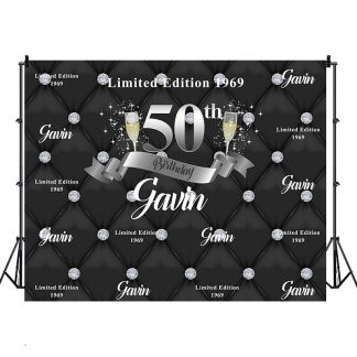 5x3FT 7x5FT 9x6FT vinyle 50e anniversaire edition limitee 1969 photographie toile de fond fond Studio Prop - M