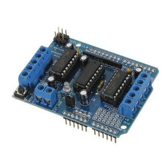 5Pcs Motor Driver Shield L293D Module Duemilanove Mega UNO Geekcreit for Arduino - produits qui fonctionnent avec les cartes officielles Arduino