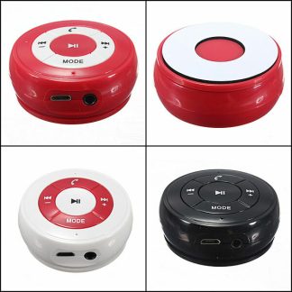 Chargeur recepteur sans fil Bluetooth Music Partner Haut-parleur mains libres - Rouge
